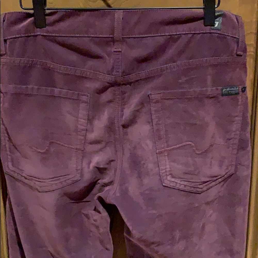 7 for All Mankind Men’s Velvet Slimmy Jean Sz 31.